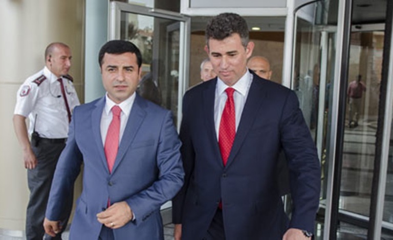 Cumhurbaşkanı adayı Demirtaş TBB’yi ziyaret etti