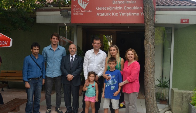 İmamoğlu,  yetim çocuklarları unutmadı