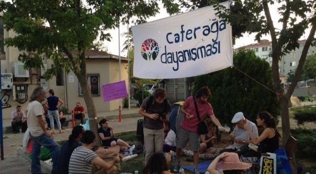 Moda Gezi Bostanı’nda otopark nöbeti