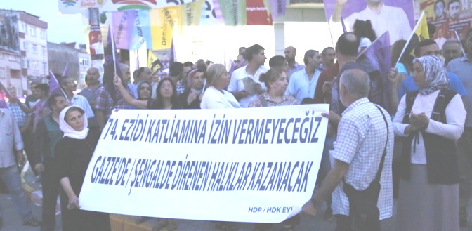 IŞİD saldırıları Eyüp’te protesto edildi