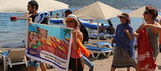 ‘Şezlongunu çek, havlumu sereceğim’