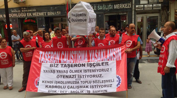 Biz taşeron işçiler, yavaş yavaş ölmek istemiyoruz! Ötenazi istiyoruz