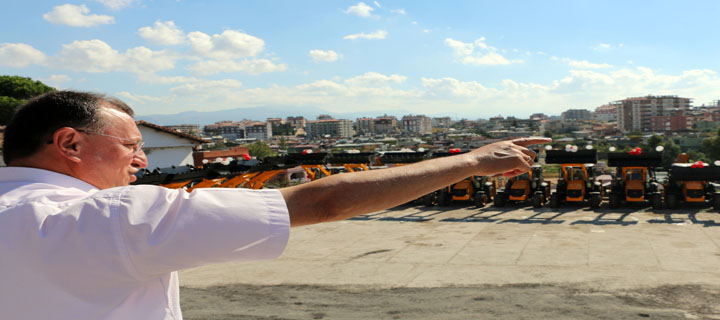 Hatay Büyükşehir Belediyesi filosuna 185 adet araç kattı
