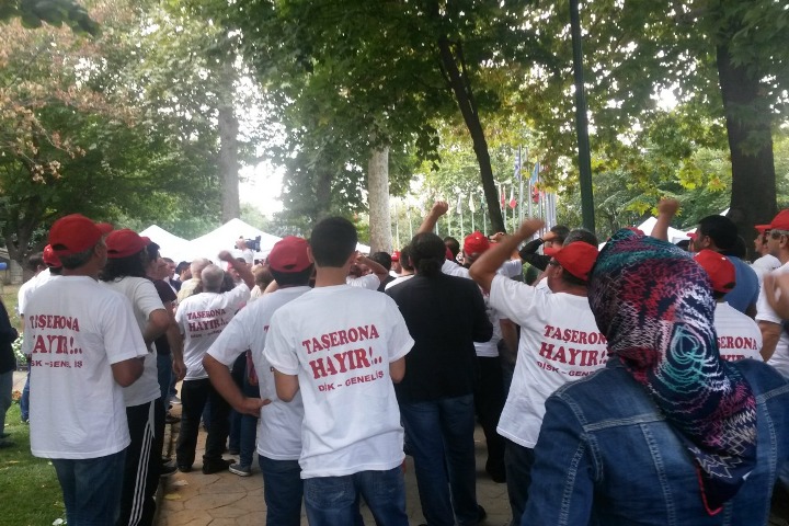 BELTAŞ grevinin 10. gününde grev kırıcılığı