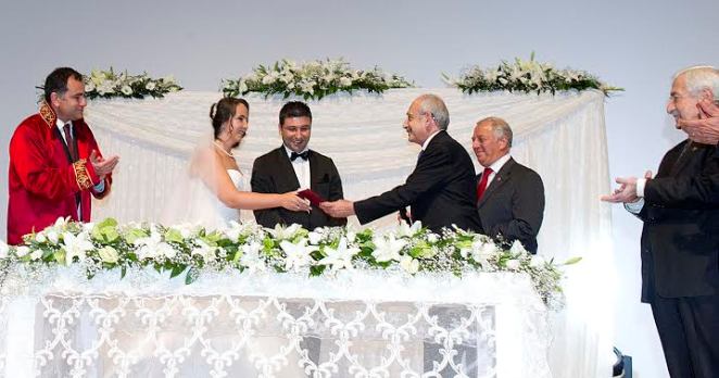 Kılıçdaroğlu Mansur Yavaş’ın kızının nikahına katıldı