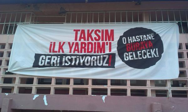 “Taksim İlkyardım’ı geri istiyoruz!”