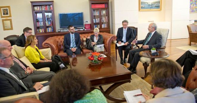 Almanya (KRV) Eyaleti Meclis Başkanı ve Üyeleri CHP’de
