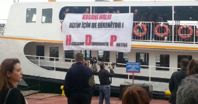 HDP vapur işgal etti
