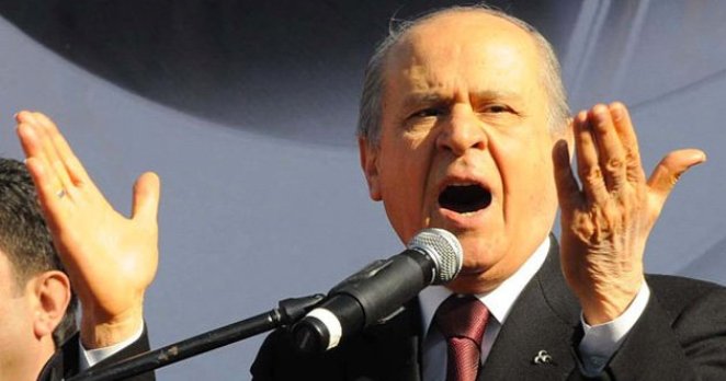 Bahçeli yine kin kustu