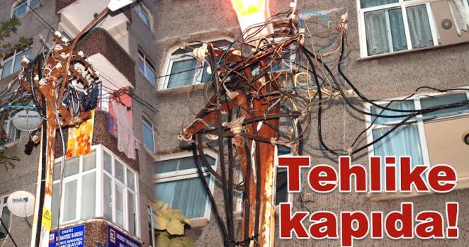 Elektrik telleri tehlike saçıyor