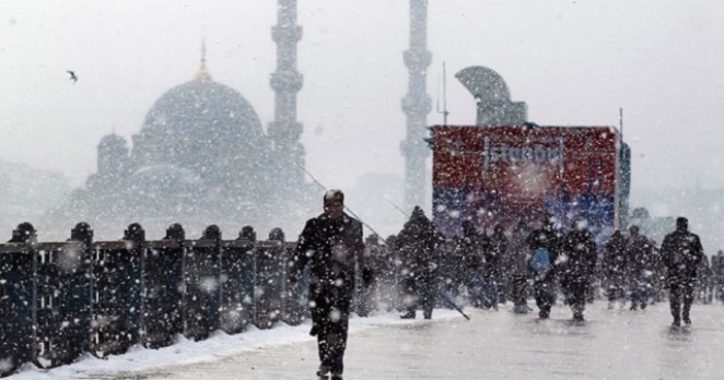 İstanbul'a kar geliyor