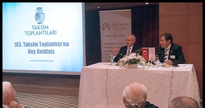 Kılıçdaroğlu Taksim Toplantılara konuk