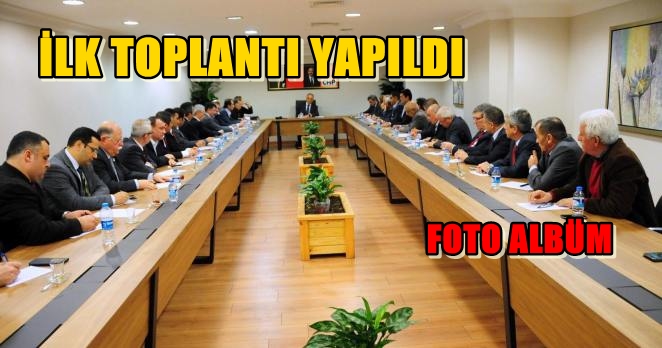 Karayalçın ilçe başkanlarıyla ilk toplantısını yaptı