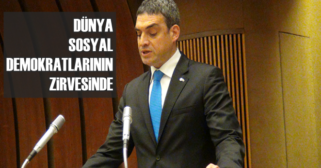 Umut Oran Sosyalist Enternasyonal Başkan Yardımcısı seçildi