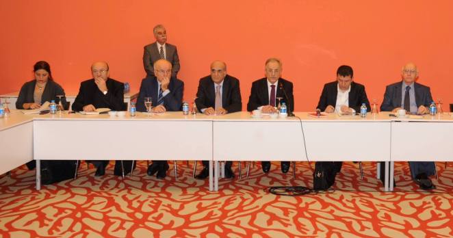 Karayalçın Başkanlarla ilk toplantısını yaptı