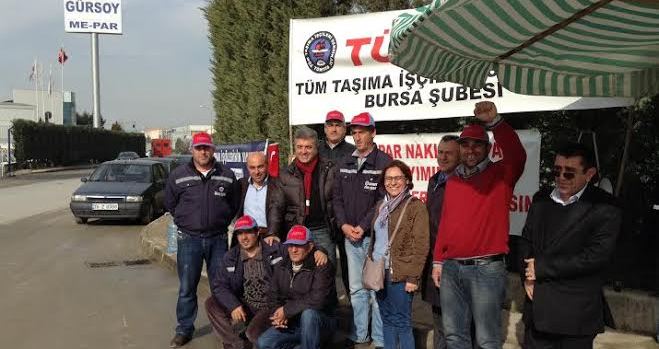 CHP’li Akkaya Bursa’da Direnen işçileri ziyaret etti