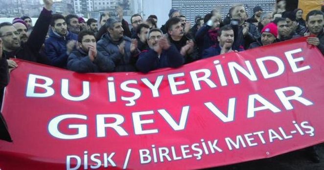 Grev yasağını Kroman Çelik işçileri öfke ile karşılandı