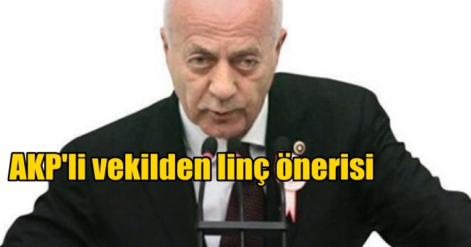 AKP’li vekil: Cezayı mahalleli versin
