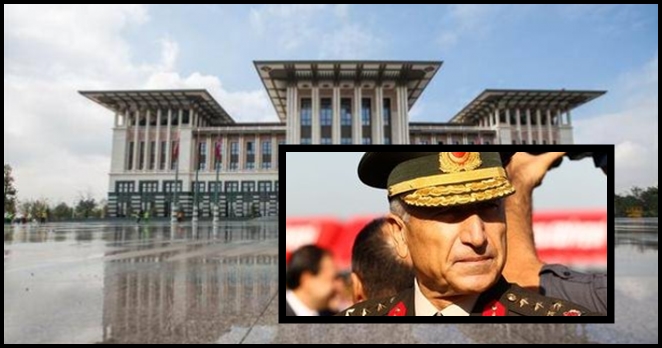 Saray’da yapılan toplantıya bir komutan da katıldı