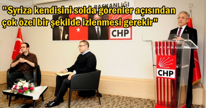 CHP İstanbul, Syriza’yı konuştu