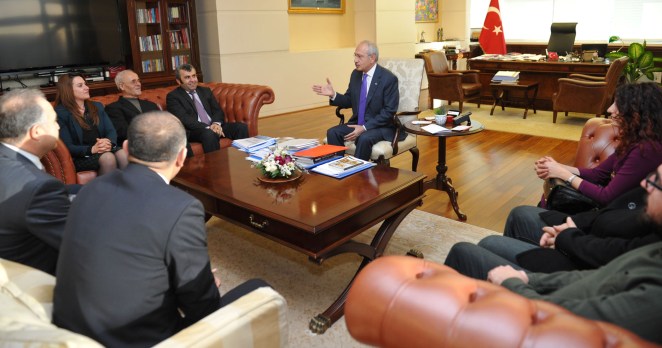 Tunceli Baro Başkanı Uğur Yeşiltepe CHP’yi ziyaret etti