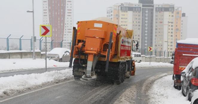 Maltepe’de kar seferberliği