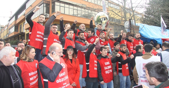 Metal işçilerinden Ankara çıkartması
