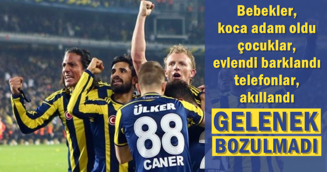 Fenerbahçe 1 – 0 Galatasaray