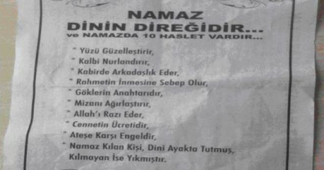 Cübbeliler Alevi mahallesinde: ‘Örtünün, namaz kılın!’