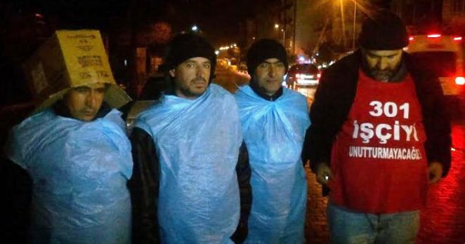 Soma polisi direniş çadırına müdahale etti