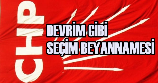 CHP Seçim beyannamesini bugün açıklıyor