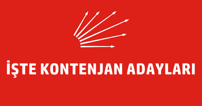 Ve CHP’de kontenjan adayları belli oldu!