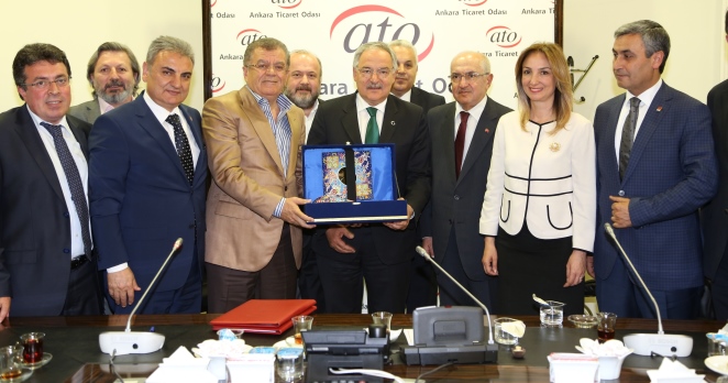 CHP Ankara’dan ATO’ya ziyaret