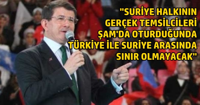 Davutoğlu gaza geldi: ‘Gerçek temsilciler Şam’a oturduğunda…’