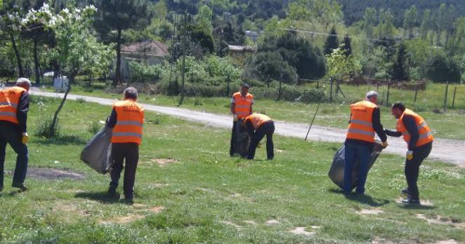 “Denetimli mahkumlar’dan” temizlik