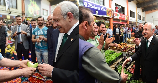 Kılıçdaroğlu’na toptancı halinde coşkulu karşılama