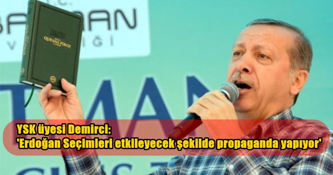 ‘Anayasadaki yetkilerini aşarak bir parti lehine çalışıyor’