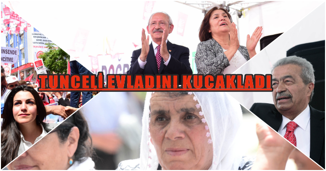 Kılıçdaroğlu Tunceli de coştu