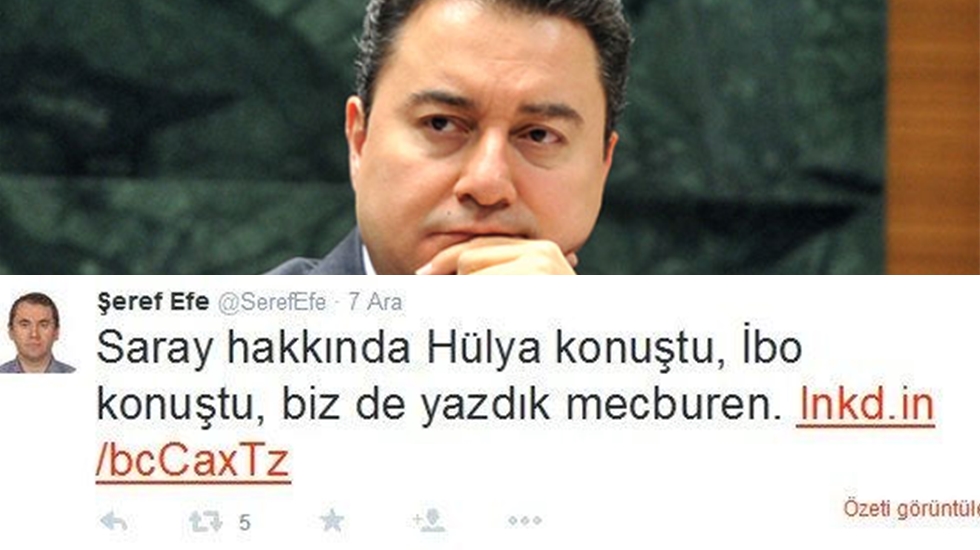 Şimdi de Babacan’ın danışmanı, Açtı ağzını yumdu gözünü