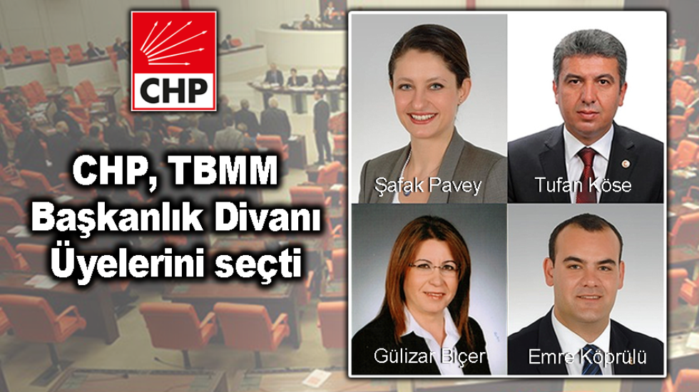 CHP TBMM Başkanlık Divanı Üyelerini Seçti