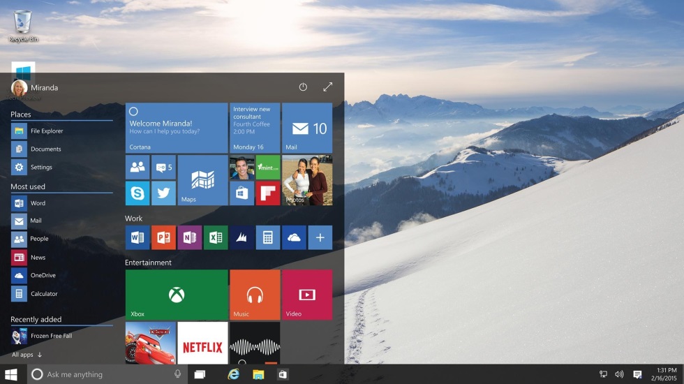 Microsoft yeni işletim sistemini yayınladı