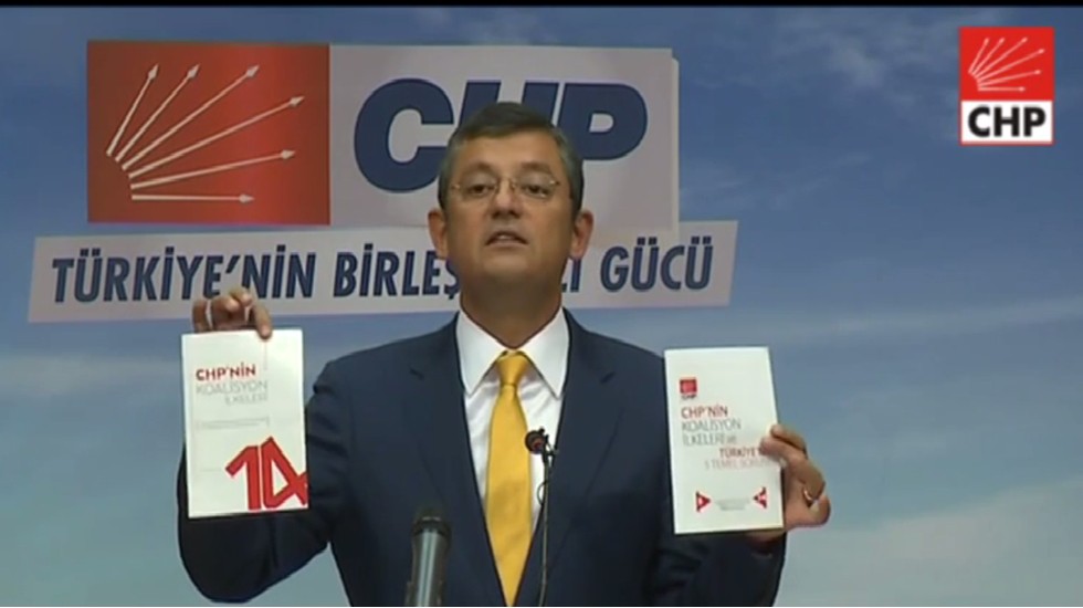 CHP’den 14 ilkeli broşür