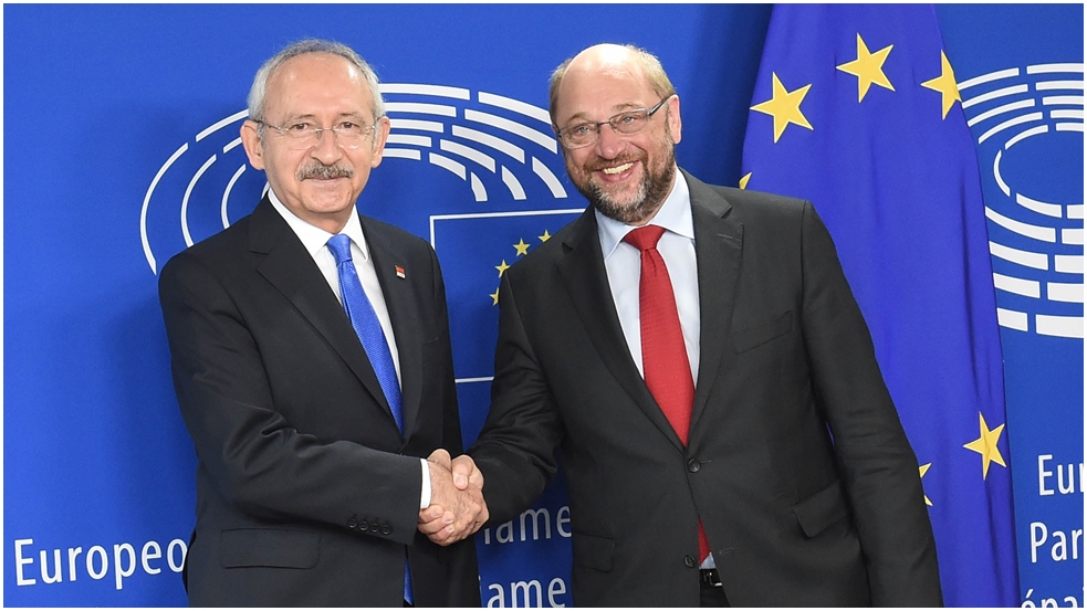Kılıçdaroğlu Martin Schultz ve Rebecca Harms ile görüştü