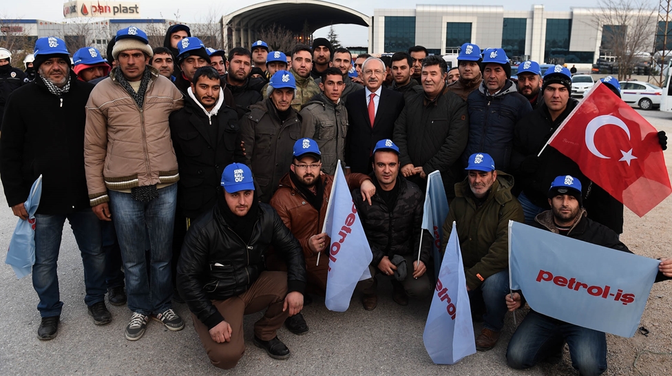 Kılıçdaroğlu, ‘Eylem yapan sendika üyesi işçileri ziyaret etti’