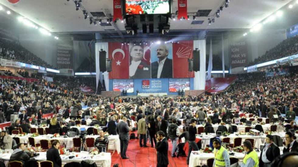 CHP’nin 36. olağan Kurultay çalışmalarında sona gelindi… İşte salon düzeni