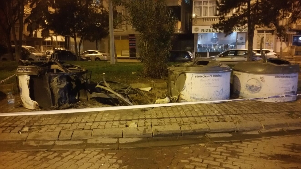 Çöp konteynerlerini yakanlar yargı önünde hesap verecek