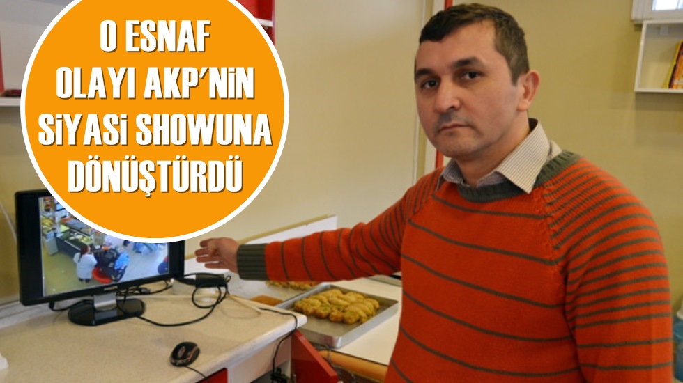 Kaldırım işgali yetmedi tehdit yalanına başvurdu