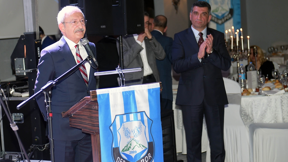 Kılıçdaroğlu, Dersim Spor’la Dayanışma Gecesine katıldı