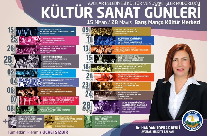 Avcılar’da Kültür Sanat Günleri Başlıyor