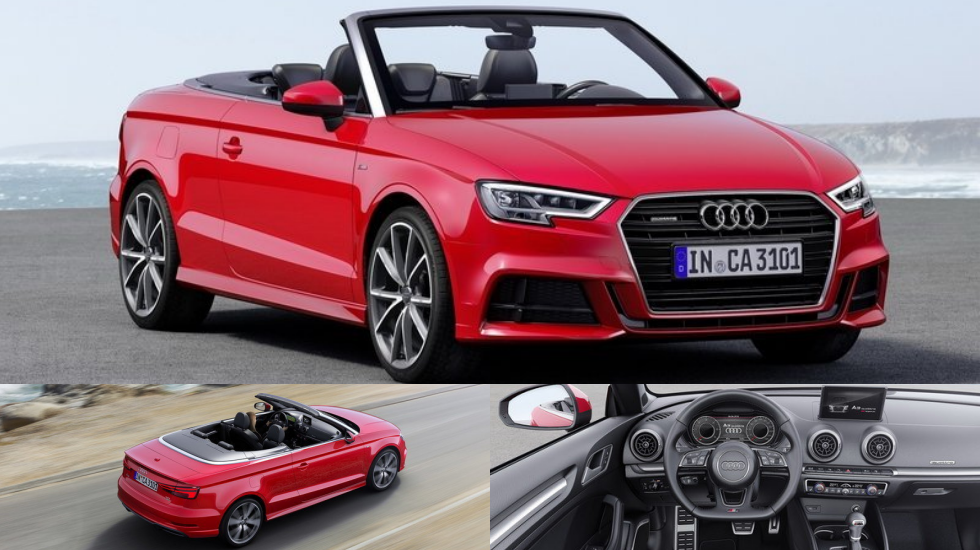 Audi A3 Cabrio 1.0 motor seçeneceğiyle geliyor